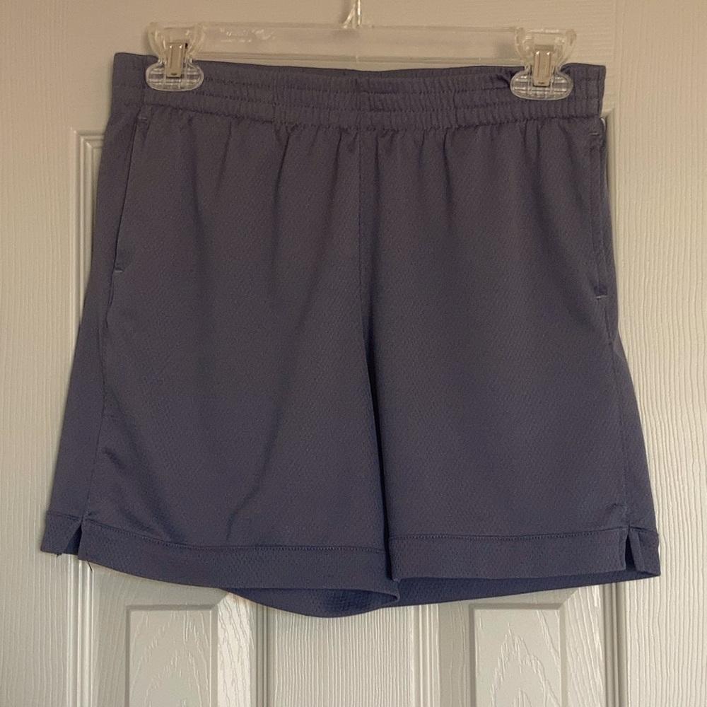 Girls Athletic Works Gray Mesh Shorts - XXL (18)